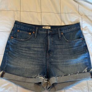 Madewell High Rise denim short